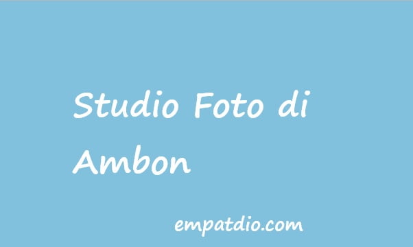studio foto di ambon