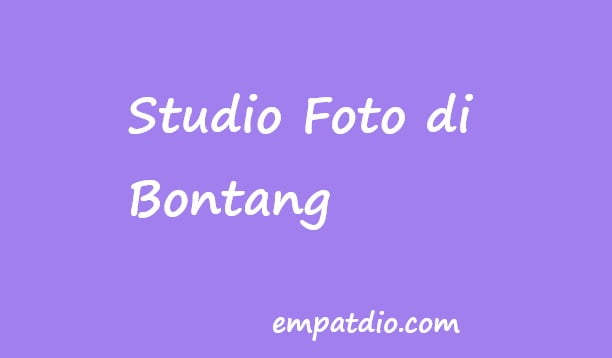 studio foto di bontang