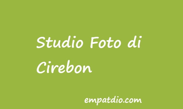 studio foto di cirebon