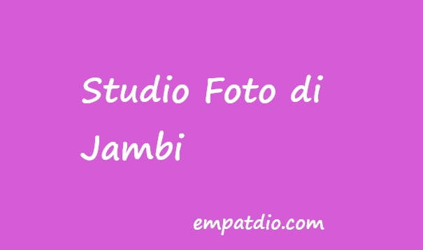 studio foto di jambi