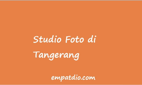 studio foto di tangerang