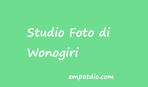 studio foto di wonogiri
