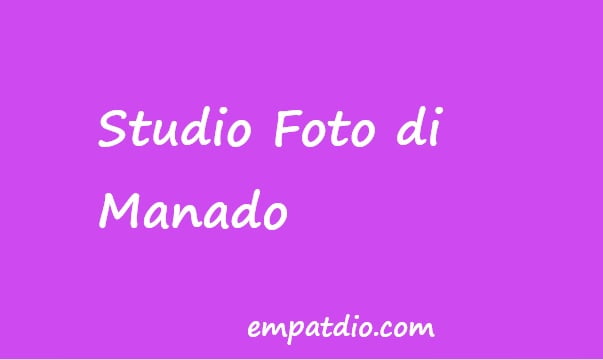 studio foto di manado