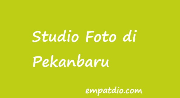 studio foto pekanbaru