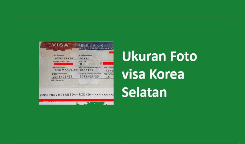 ukuran foto visa korea selatan